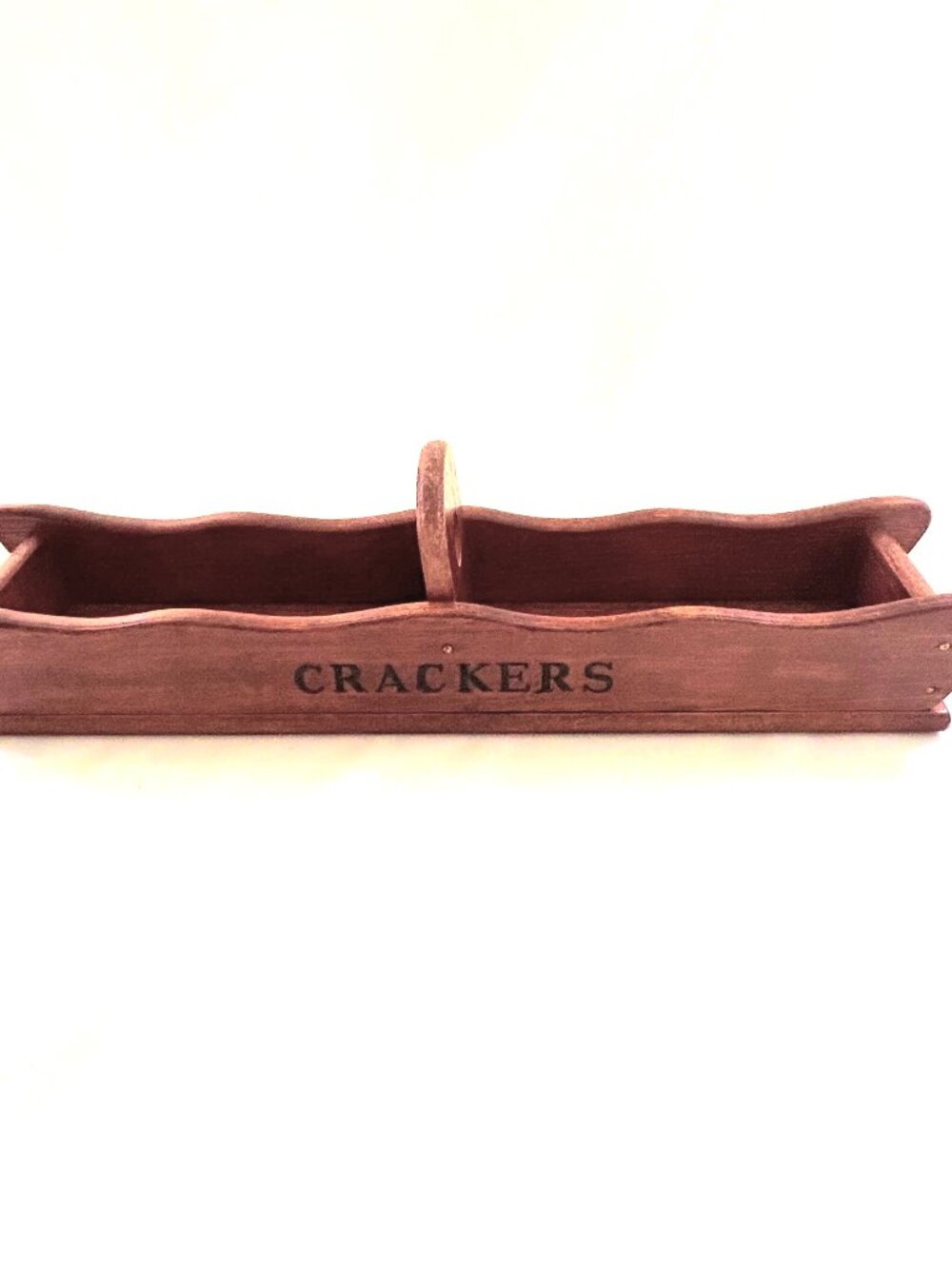 Cracker Caddy Solid Maplewood Handmade New